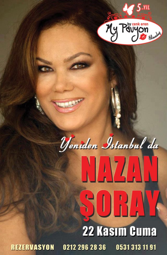 Nazan şoray İstanbul Gecelerine Geri Dönüyor