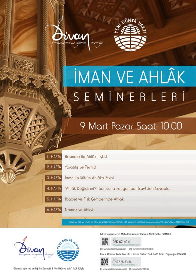 Yeni Dünya Vakfı Ve Divan Derneğinden Ortak Eğitim Hamlesi