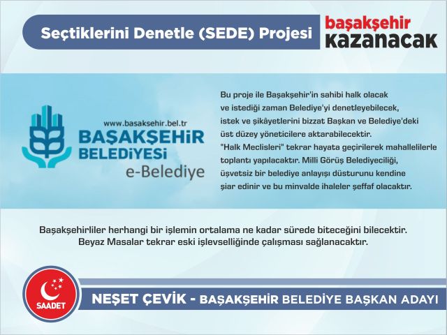 Başakşehir Sede İle Yönetilecek