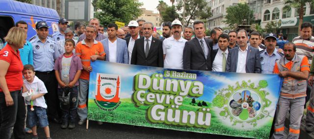 şanlıurfa Büyükşehir Belediyesi Dünya çevre Gününü Kutladı.