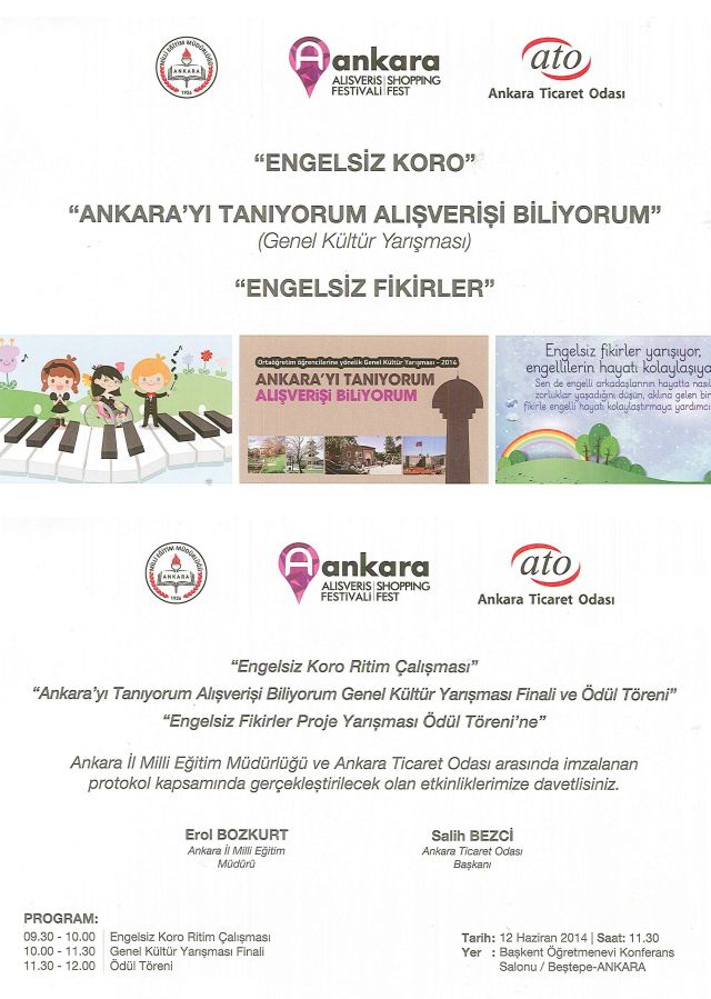 Ato-meb İşbirliğiyle engelsiz Fikirler Projesi İle İlgili Basın Açıklaması