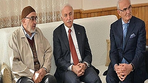 İbrahim Şahin ve Yusuf Ziya Yılmaz'dan şehit ailesine anlamlı ziyaret