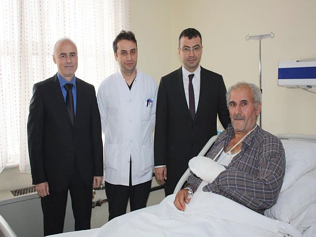 Şerif Tokmak Ayı saldırısından kurtuldu!