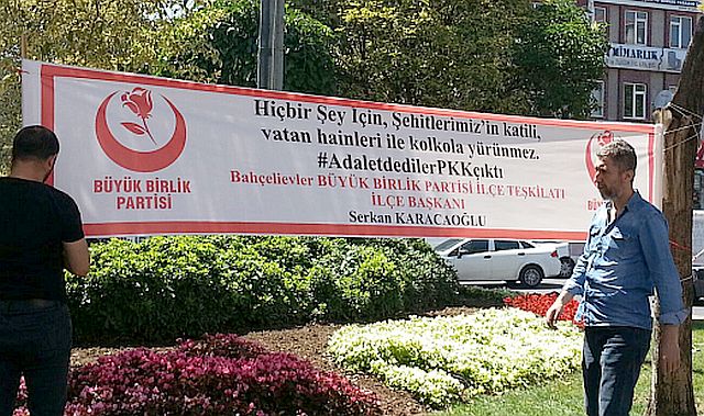 BBP Bahçelievler'den Adalet Yürüyüşüne Sert Tepki!