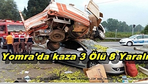 Trabzon'da Zincirleme Trafik Kazası; 3 Ölü 8 Yaralı