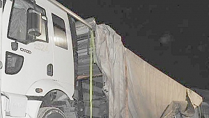 Şarampole Uçan Tırın Şoförü Hüccet Ateş Hayatını Kaybetti!