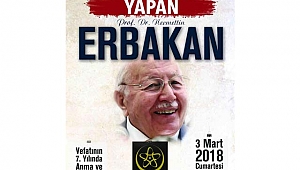 Erbakan Vakfı, Hocaları Merhum Prof. Dr. Necmettin Erbakan'ı Anıyor