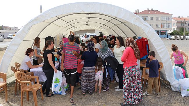 Ergene’de 2. El Eşya Çadırı Kuruldu