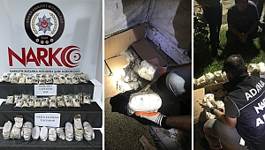 Zehir Tacirleri Adana Emniyeti'nden Kaçamadı