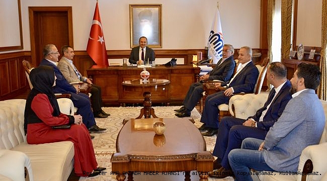 AK PARTİ'DEN VALİ KABAN'A ZİYARET