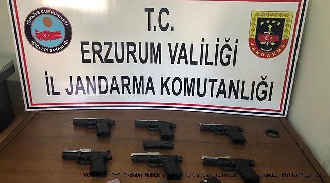 ERZURUM'DA SİLAH KAÇAKÇILIĞI