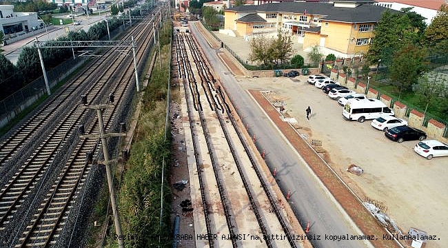 Tramvay hattı okullar bölgesine kadar uzandı