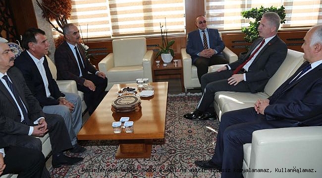 Vali Gül'den Başkan Aydın'a Veda Ziyareti