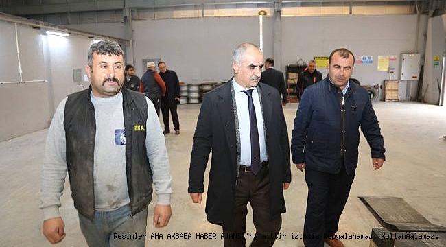 Başkan Aydın Yeni Hizmet Binalarını Gezdi