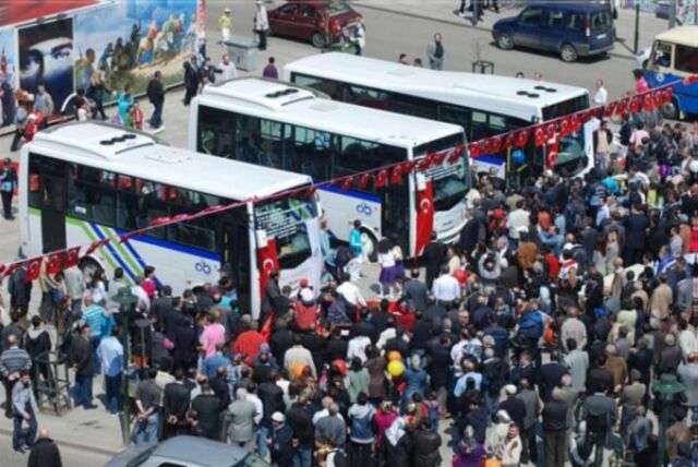 Halkın Otobüsleri Görücüye çıktı