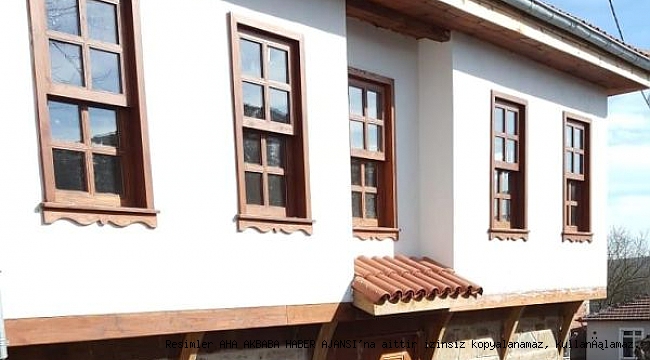 Tarihi Rıza Bey Konağı'nın dış cephesi tamamlandı