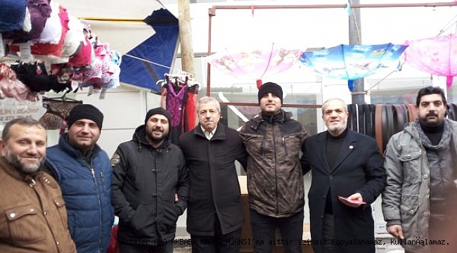 Ali Dursun Çarşı ve Pazar Esnafını Dinledi