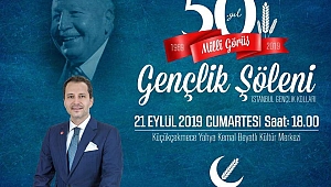 Milli Görüşün 50. Yılı Gençlik Şöleniyle Kutlanıyor
