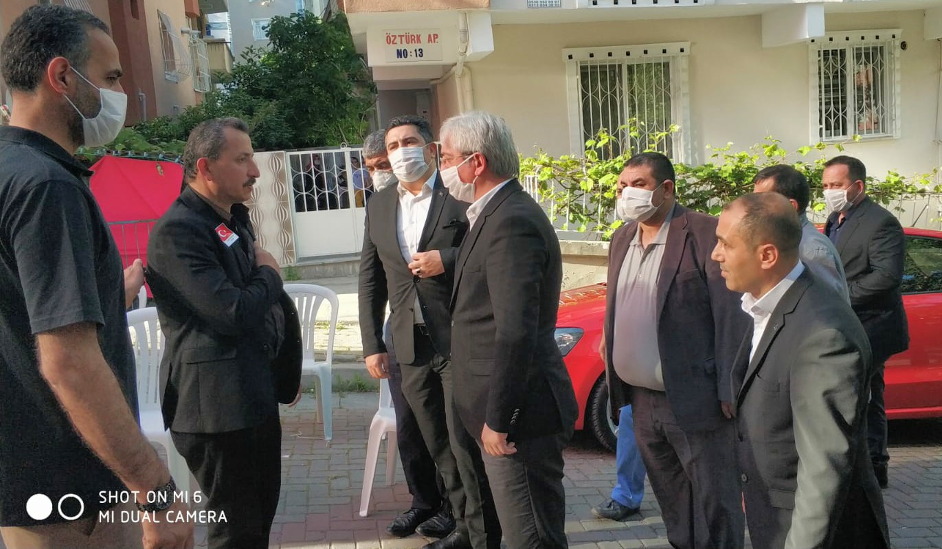 MHP Güngören'de Burak Aydoğan'ın şehit acısına ortak oldu