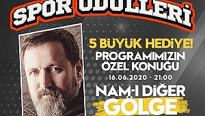 Öncü Gençlik Sporun Spor Ödüllerinin konuğu Namı Değer GÖLGE, Talha Bora Öge