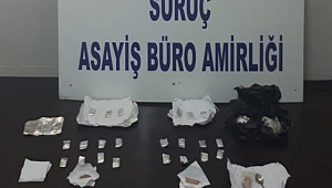 Suruç Emniyeti 3 ayrı uyuşturucu tacir şebekesini çökertti, 8 gözaltı