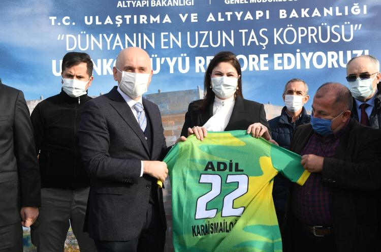 Bakan Adil Karaismailoğlu, Uzunköprü için müjdeli haberi verdi