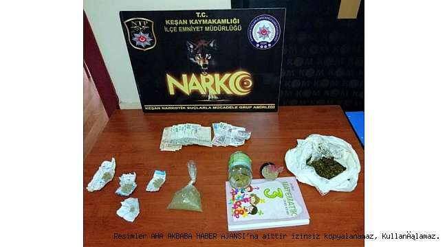 Keşanda uyuşturucu operasyonu 3.tutuklama
