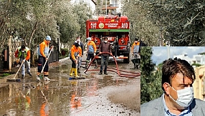 İsmail Yetişkin'in talimatıyla belediye ekipleri vatandaşların yardımına koştu. 
