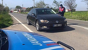 İpsala'da Emniyet Ve jandarmadan tam kapanma denetimlerinde taviz yok