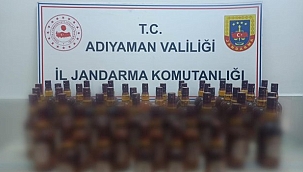 Otobüsle götürdüğü sahte içkileri jandarma ekipleri yakaladı
