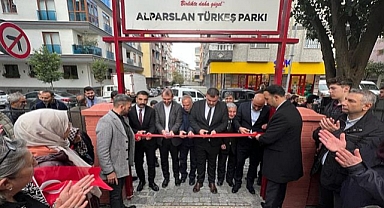Güngören'de Alparslan Türkeş Parkı dualarla açıldı