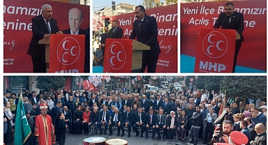 MHP Güngören İlçe Başkanlığı yeni binasını görkemli törenle açtı