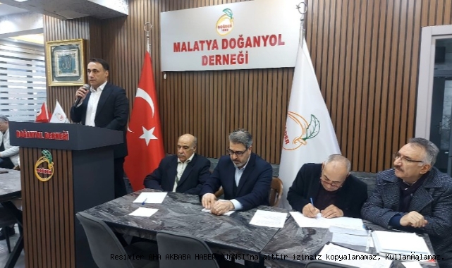 Doğanyol Dernekler Federasyonu Kongresinde Uygun Öztürk Bir Kez Daha Güven Tazeledi