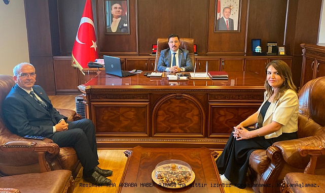 Mustafa Akbaba'dan Kaymakam Ayhan Terzi'ye Hayırlı Olsun Ziyareti