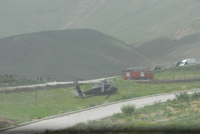 Hakkari'de Korkutan İniş
