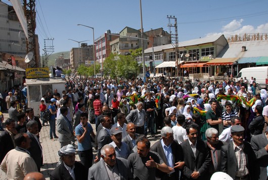 Yüksekova'da Operasyonlara Dur Yürüyüşü