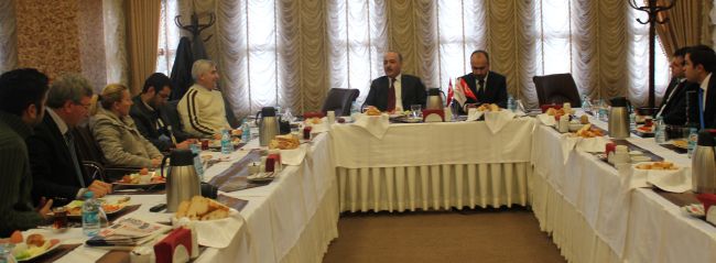 Başkan şakir Yücel Karaman Basınla Buluştu