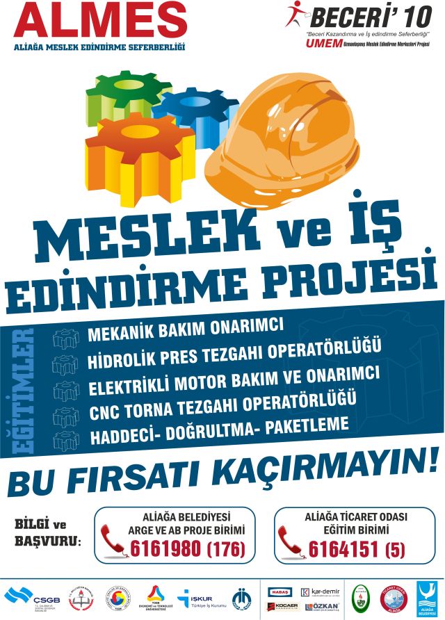 İşsiz Gençler İçin Açılan Meslek Kazandırma Ve İş Edindirme Kursları Başvuruları Bekliyor