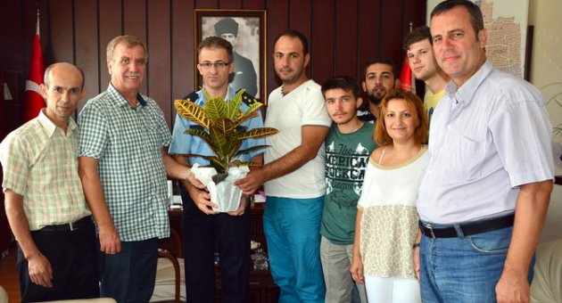 Akhisar lı Basın Mensupları Yeni İlçe Emniyet Müdürü, Engin Pınar ı Ziyaret ettiler