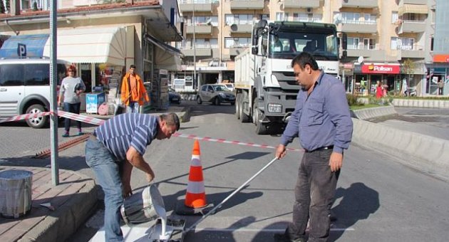 Kırklareli Yaya Geçitleri Yenileniyor