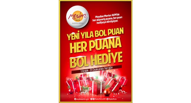 Meydan Merter Avm’de Bol Puan Bol Hediye’ye Dönüşüyor
