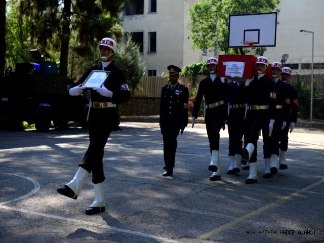 ŞEHİT JANDARMA UZMAN ÇAVUŞ ÖKKEŞ KORKMAZ İÇİN TÖREN DÜZENLENDİ