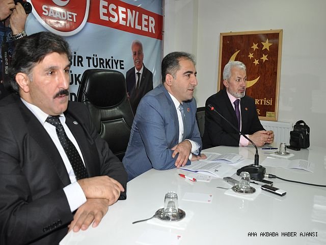 Esenller saadet partisi muhtarlarla dertleşti,