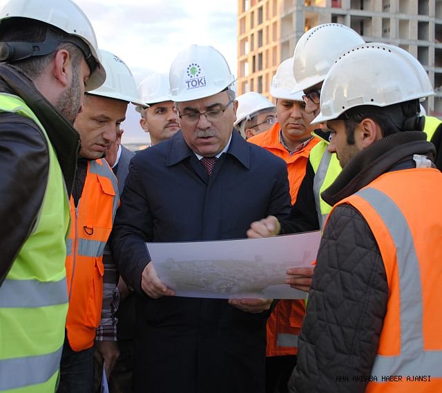 TOKİ Başkanı M. Ergün Turan “Soma’da 301 konut en kısa süre içinde tamamlanacak”