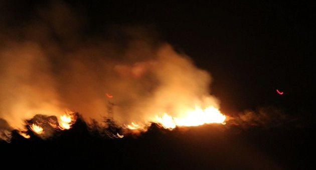 Yangın Korkulu Anlar Yaşattı