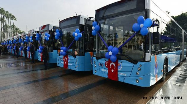 YENİ KÖRÜKLÜ OTOBÜSLER MERSİNLİLERİN HİZMETİNDE