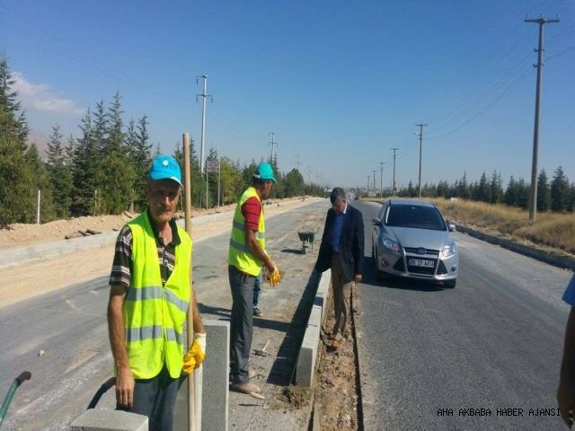 Yol ve Kaldırım Çalışmaları Aralıksız Devam Ediyor